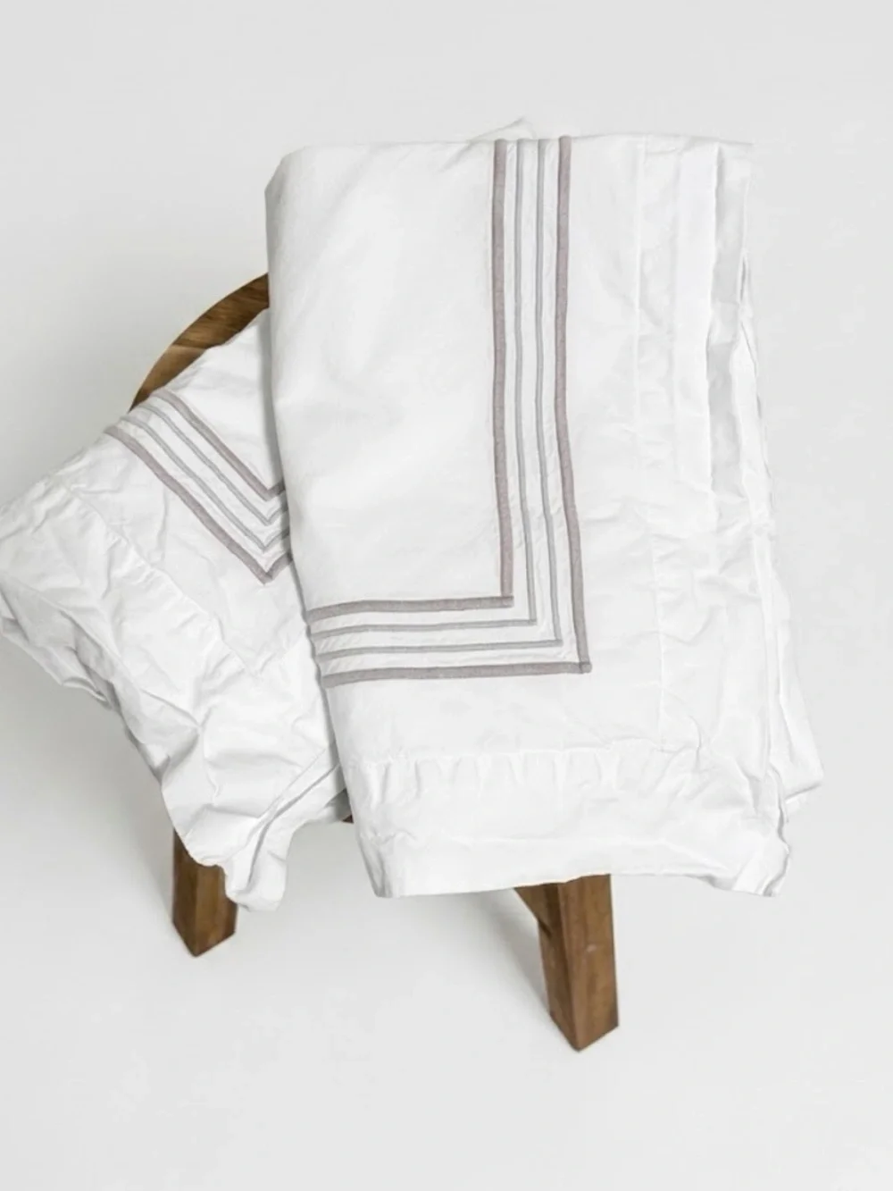 Dea Italian Linens Sinfonia Toscana Quattrocento Percale Queen Pillowcase Set